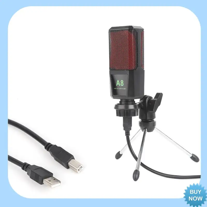 

A47Z A8 USB Конденсаторный Микрофон Звуковой Подкаст Студийные Микрофоны Стент ПК Для Компьютера ПК