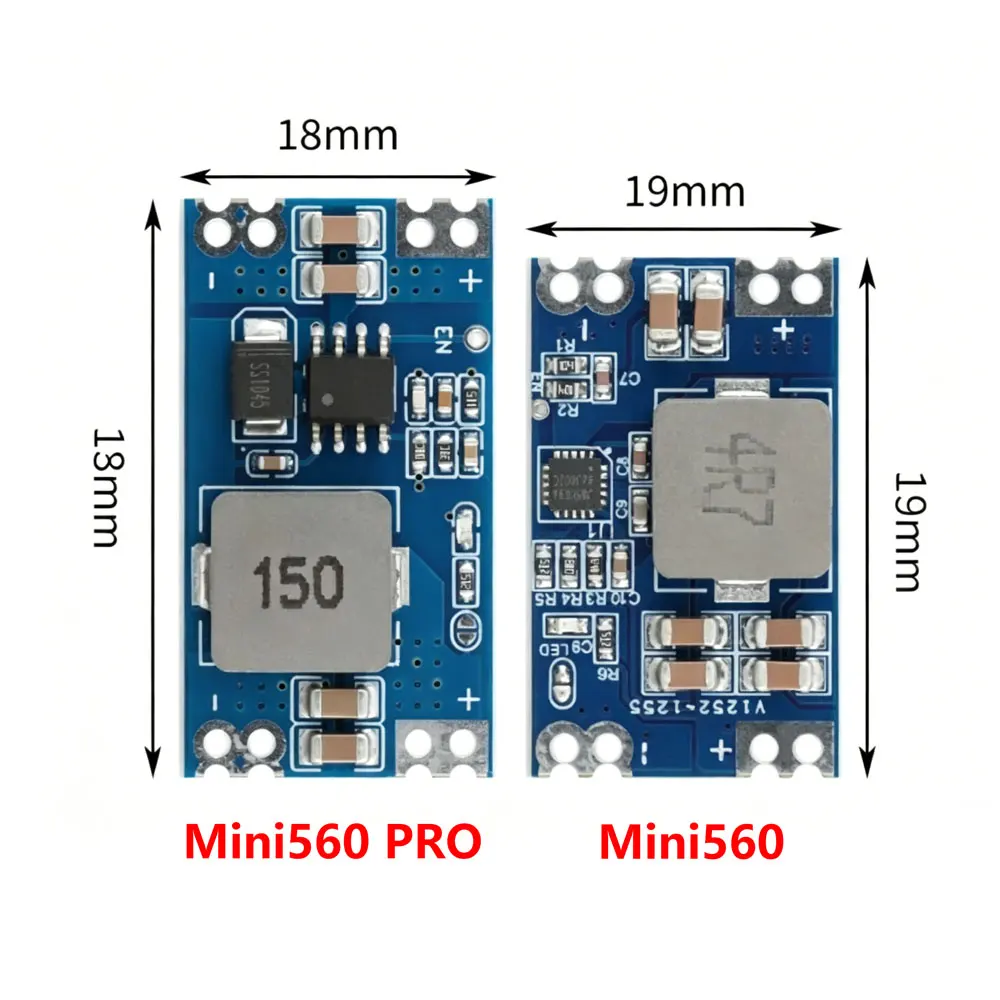 High Efficiency Output 3.3V 5V 9V 12V 5A mini560 Step Down DC-DC Converter Voltage Regulator Buck Stabilized Power Supply Module