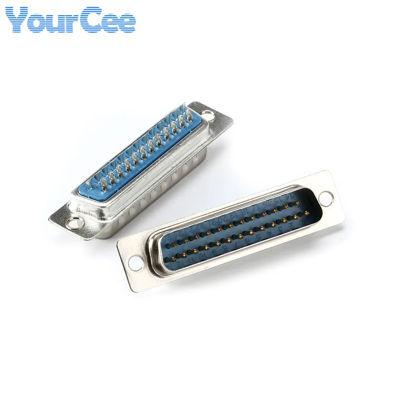DB25 Soldering Connector 25pin DB15 15Pin DB9 9Pin Male Female Plug Welding Socket Adapter Data Cable Plastic Case Shell image 3