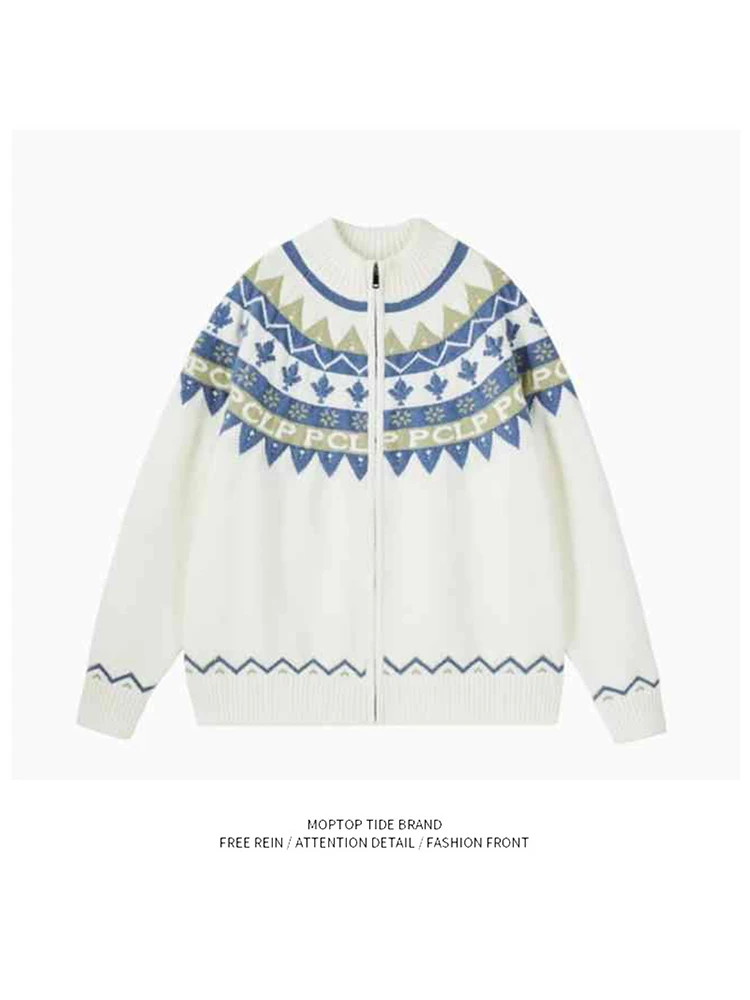 

Свободный женский кардиган с узором Fair Isle, осенний повседневный свитер в непринужденном стиле, удобная дышащая верхняя одежда с длинными рукавами