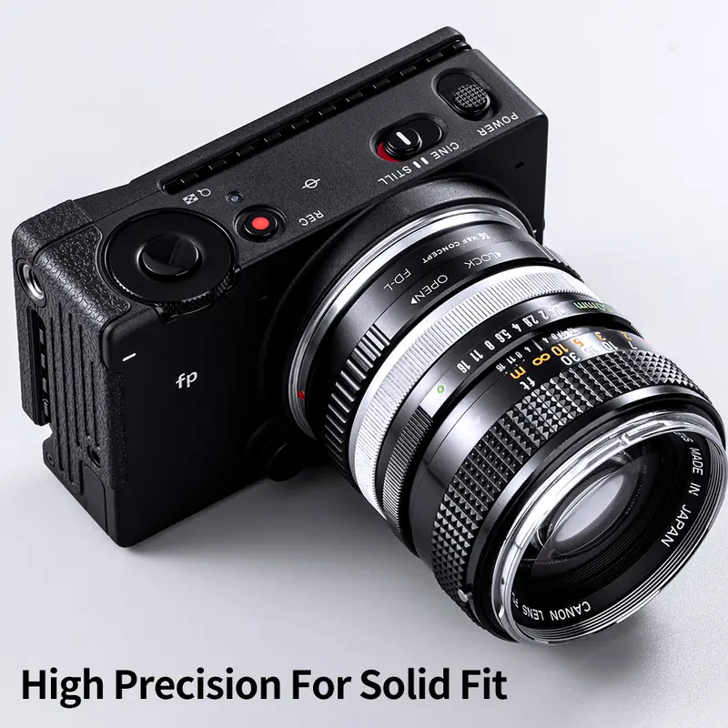 K&F CONCEPT FD-L High Precision Camera Lens Adapter Ring for Canon FD FL Lens to Leica Sigma Panasonic L Mount DSLR Camera Body - Image 4