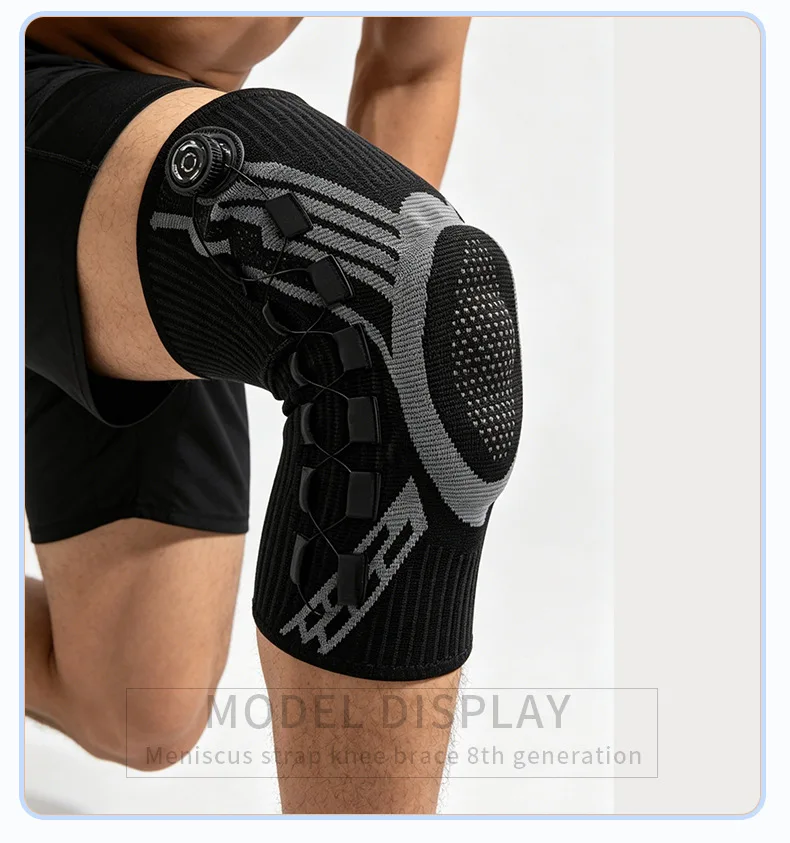 Professional Knee Brace Patella Support Joint Pain Relief Meniscus Support Compression Sleeve for Running Basketball Men Women