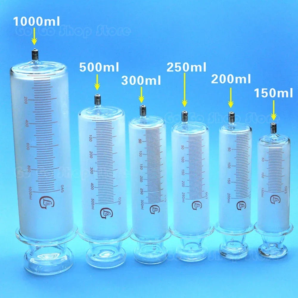 150ml, 200ml, 250ml, 500ml, 1000ml glass syringe, glass syringe, glass syringe perfusion device