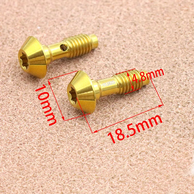 TC4 Titanium Alloy For Magura Bicycle Bike Hydraulic Disc Exhaust Screw Brake Clip Oil Filling Bleed Bolts Bike Accessories