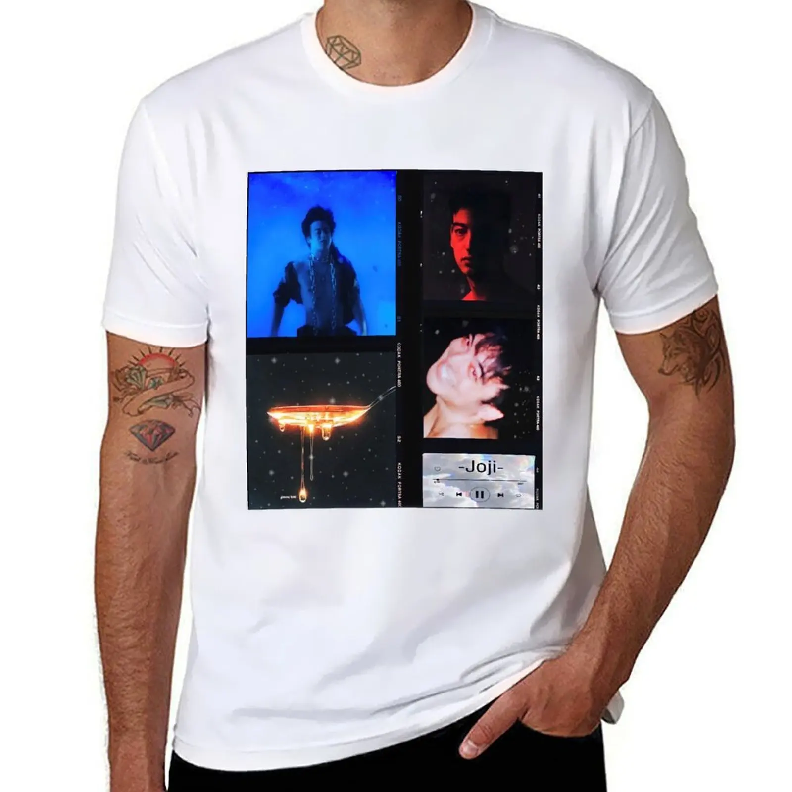 

Joji Collage T-Shirt Work Utility Casual Tee Shirt