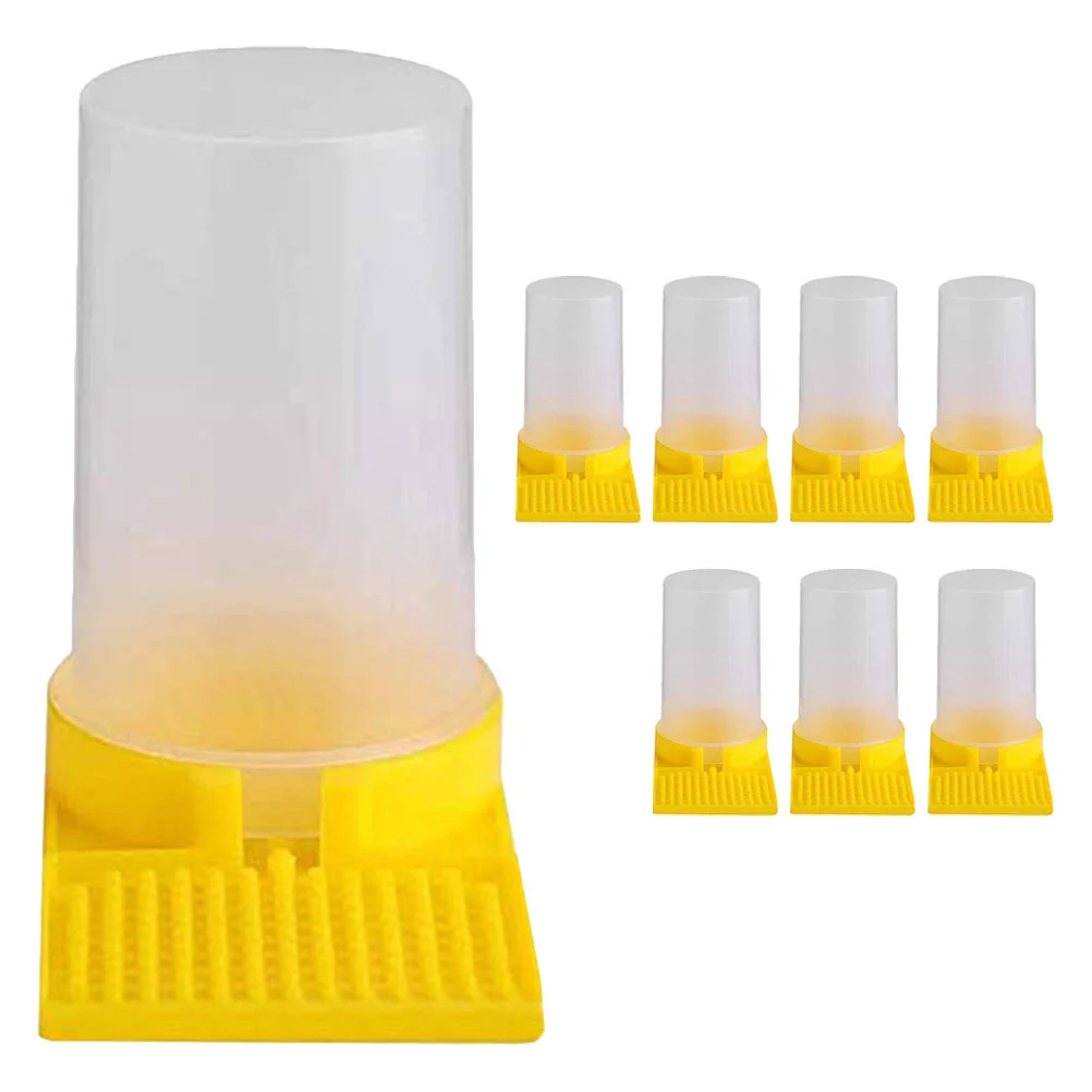 

Bee Trap Beekeeping Water Fountain Goblets Supplies Drinking Robin Bird Feeder Cups for Bees Garden