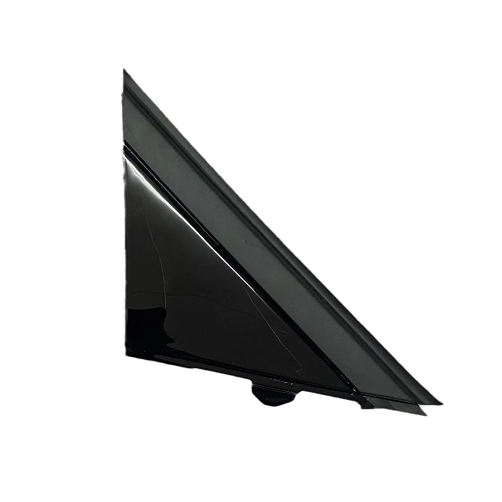 Cubierta de placa triangular para espejo de puerta, cubierta de bandera, moldura de ventana delantera, Triángulo de pilar A, para FIAT 500, 2012-2019, 1SH17KX7AA, 1SH16KX7AA