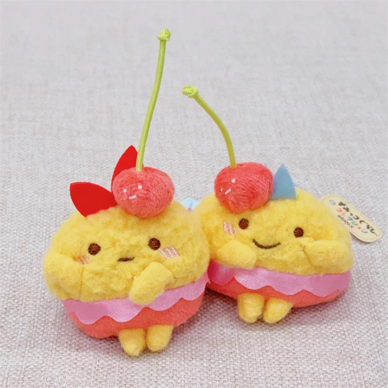 Sumikko Gurashi Cherry Fried Shrimp Plush Toy Cute Kawaii Mini Stuffed Animals Kids Toys for Girls Children Gifts