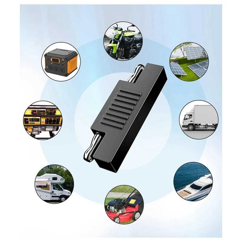 SAE Connector SAE to SAE Polarity Reverse Quick Disconnect Cable Plug Adapter for Solar Panel Battery Charger-5Pack