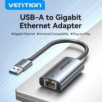 Vention 1000Mbps USB Ethernet Adapter USB to Rj45 Lan Network Adapter for PC Laptop Switch Macbook Windows USB 3.0 Network Card