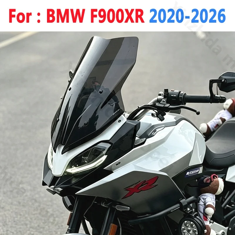Für BMW F900XR F 900XR F900 XR 2020 2021 2022 2023 2024 2025 2026 Motorrad Windschutzscheibe Windschild Windabweiser Visier Schwarz