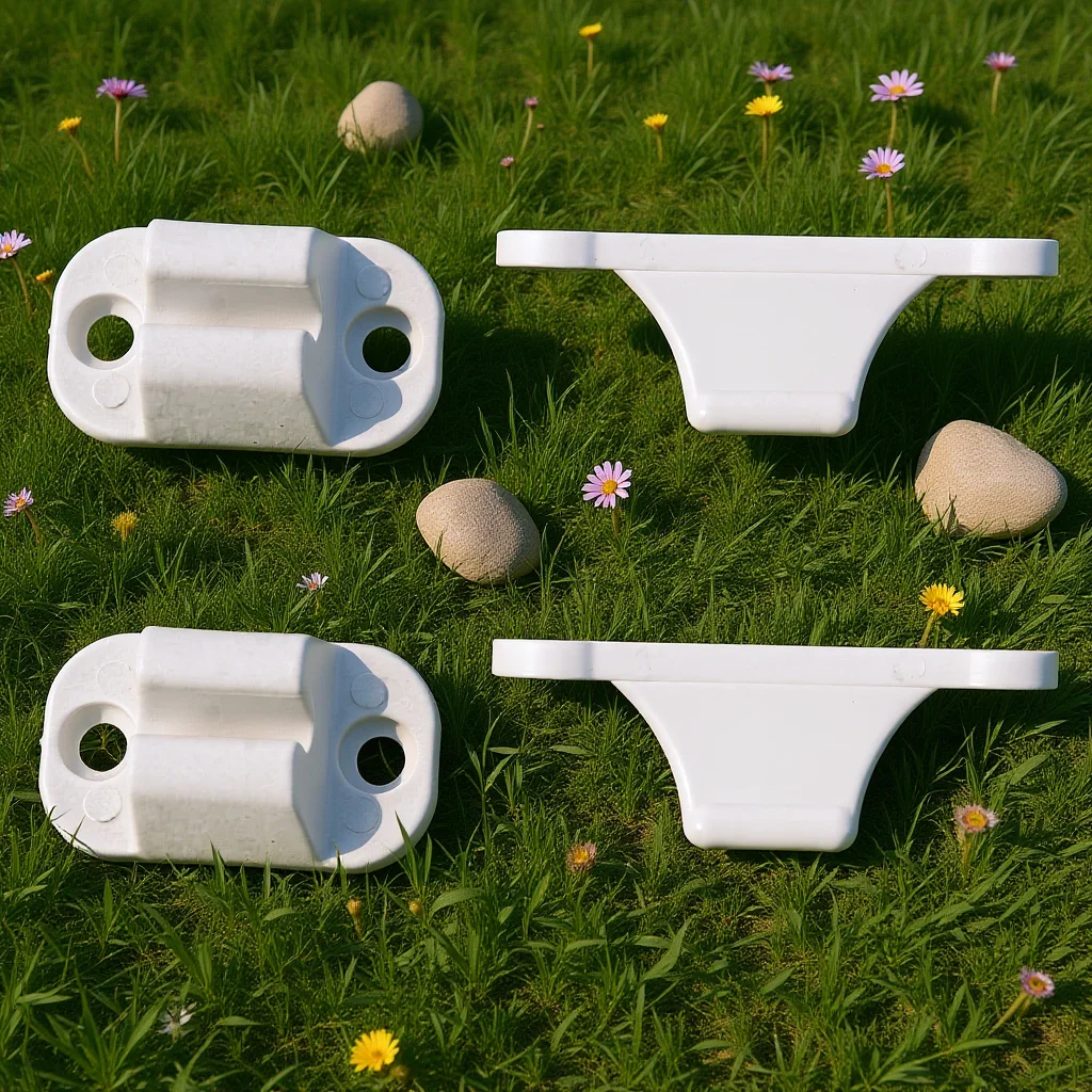 

2Pcs Door Catch T Shape Retainer White Nylon Durable Stopper Holder Tool for Rv Campervan Motorhome Exterior Door Stop