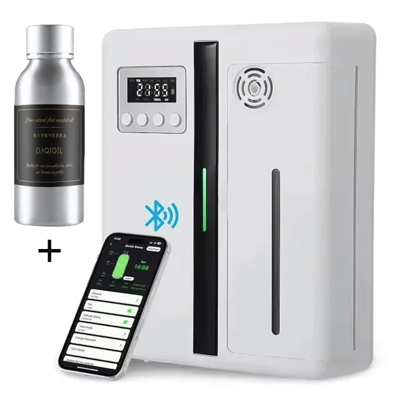 Máquina de aire aromática inteligente mejorada, difusor de colección de Hotel, difusor de aceites esenciales de 100ml, olor eléctrico para el hogar, habitación grande