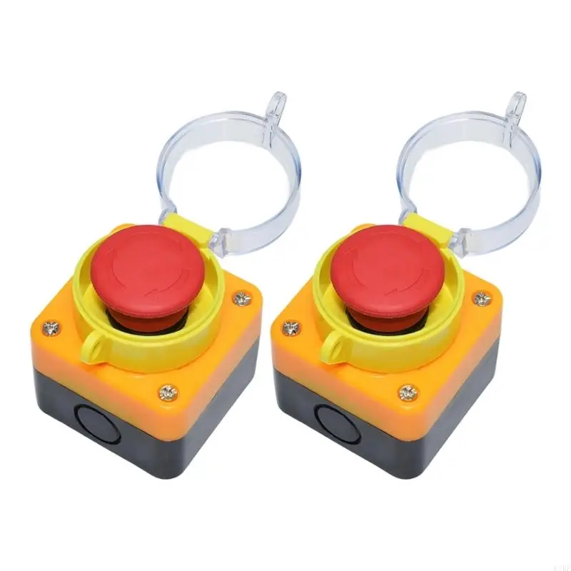 

Robust Emergency Stop Push Button with Clear Labeling & Impact Resistant Housing High Durability Stop Button for Motor K1KF
