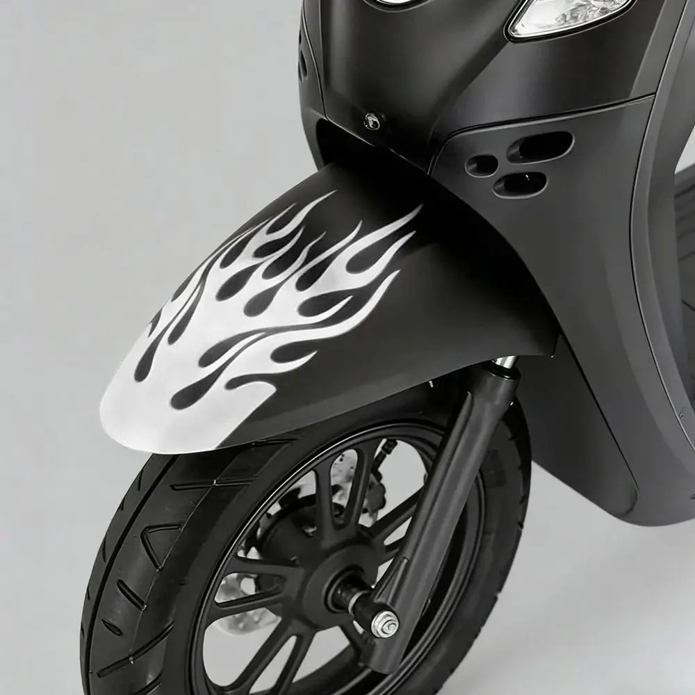 1Pcs Racing Stripes Motorcycle Sticker Decal Flame Scratch Decoration Reflective Sticker Waterproof PVC Decoration Sticker