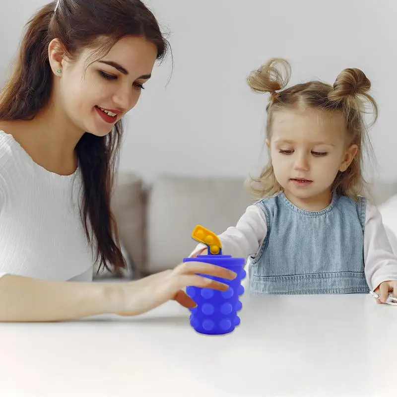 Zintuiglijke Bubble Popper Fidget Bubble Speelgoed voor kinderen Leuk multiplayer-spel Realistisch fastfoodontwerp Drukverlichtende activiteit
