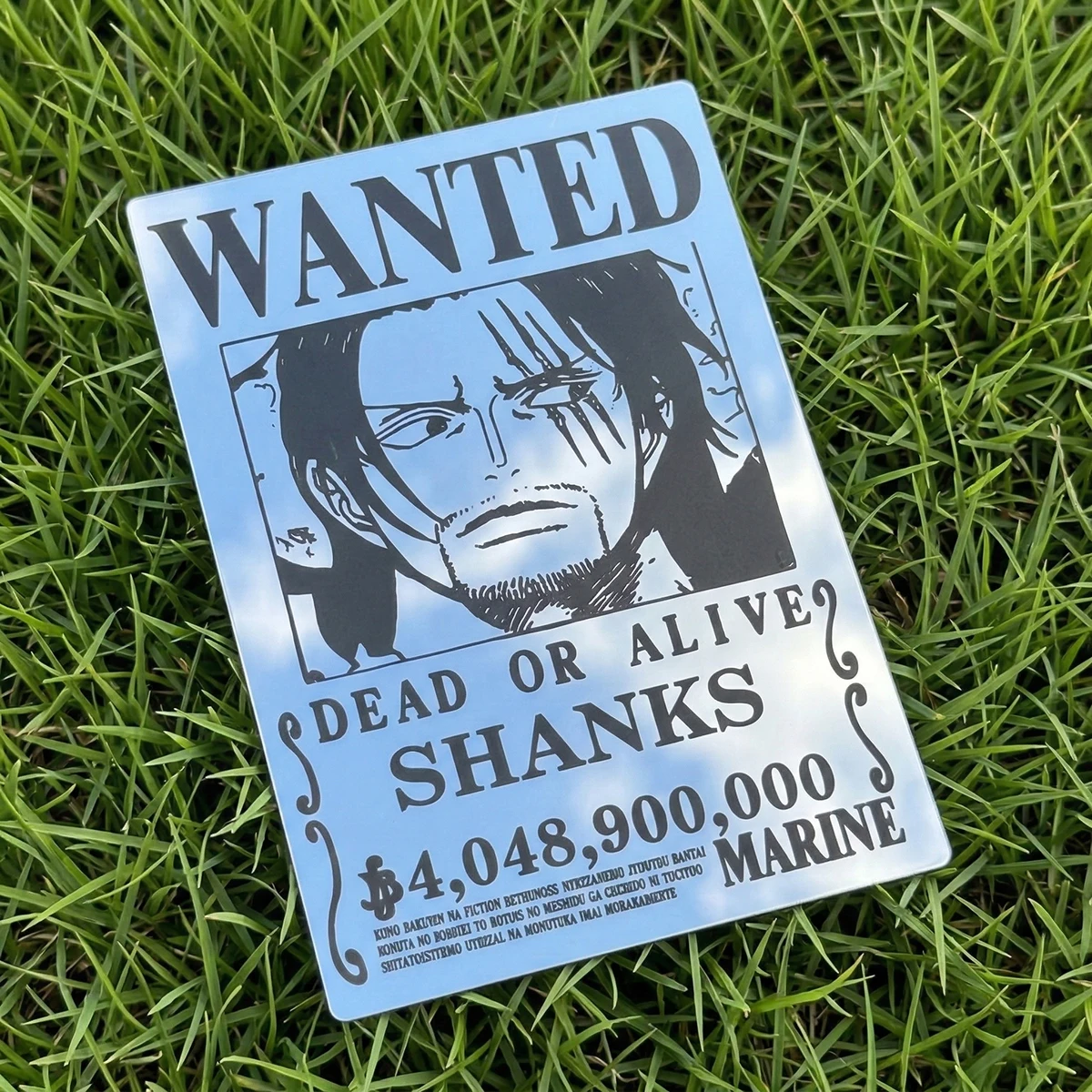 

Зеркало ONE PIECE с Шанксом (WANTED), аниме-тематика, роскошное, современное, прочное, из прозрачного акрила, настенное искусство для фанатов, подарок