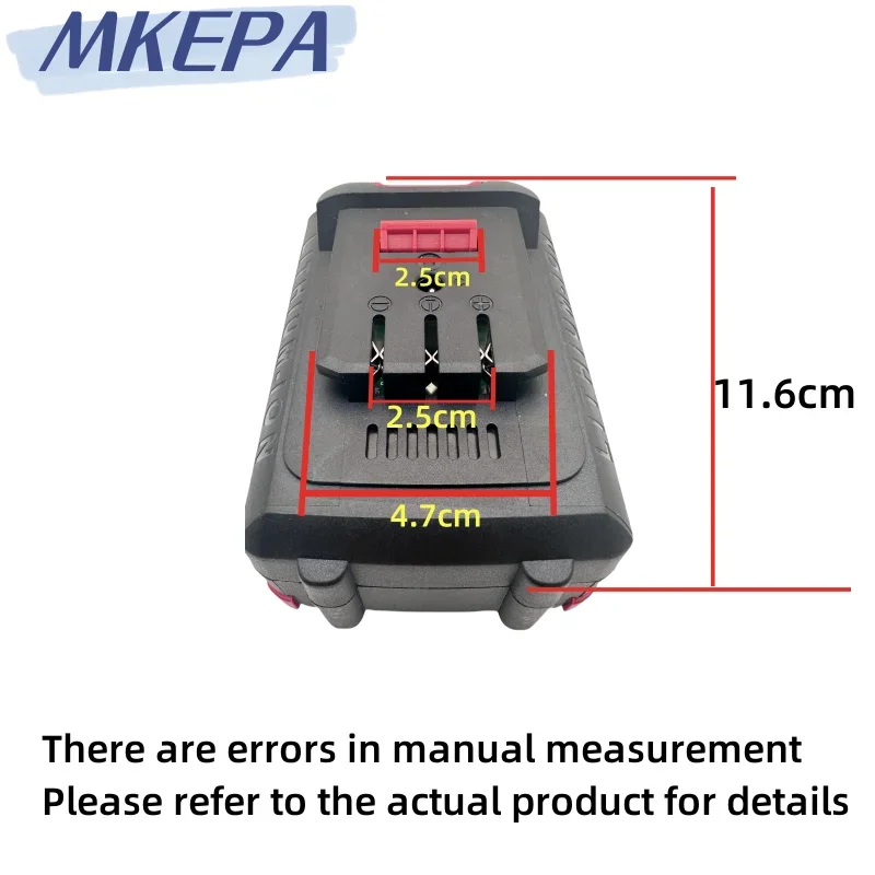 Lithium-ion 18V 7000mAh Rechargeable Power tool Battery Suitable for Dayi 21v Cordless Electric Wrench Car impact wrench battery