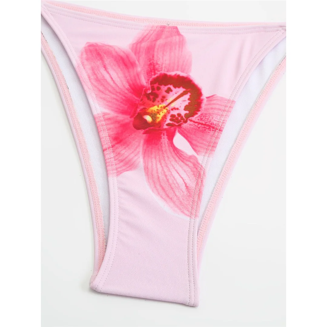 S - XL Mit Rock Blumenmuster Bikini Damen Bademode Weiblicher Badeanzug Dreiteiliges Bikini-Set Badeanzug Schwimmanzug V7996 – Detail 27
