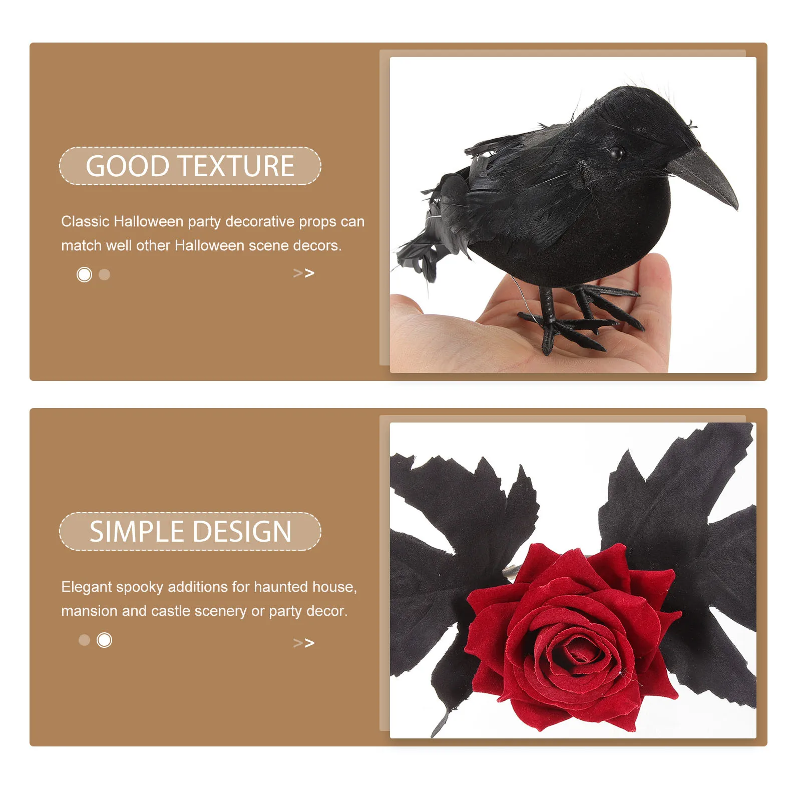 

1 Box Artificial Branch Pumpkin Decorations Halloween Tabletop Centerpiece Black Home Decor Accents Castle Scene