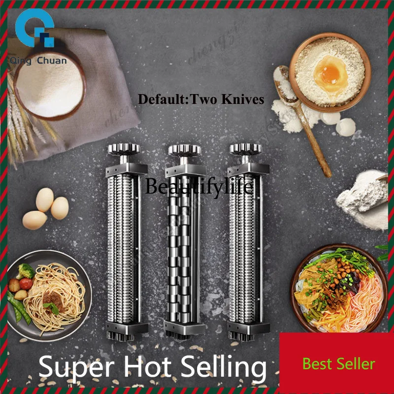 K182Commercial Noodle Machine Desktop Stainless Steel Dough Rolling Kneading Machine Automatic Dumpling Wrapper Machine