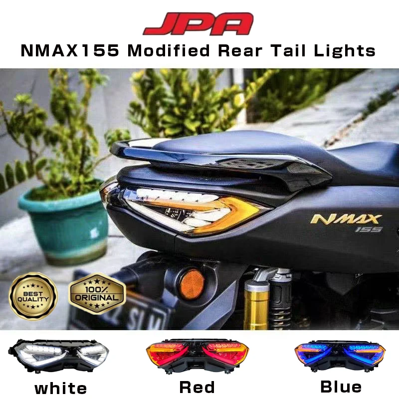 

Комплект задних фар для мотоцикла Yamaha New NMAX155 v2 NMAX125 2019-2024, светодиодные задние поворотники