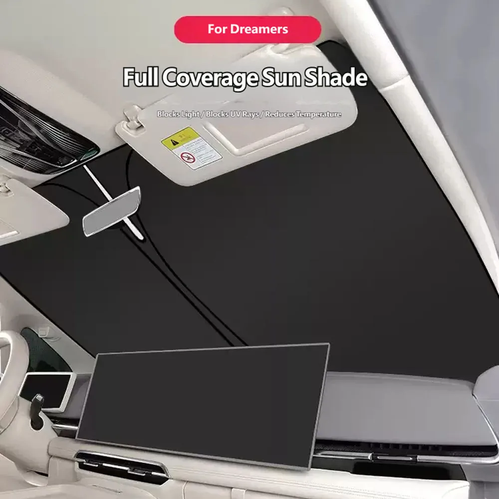 For VOYAH Dreamer 2025-2027 Sun Shade Windshield Visor Windscreen Folding Auto UV Protection Styling Accessories
