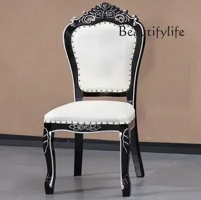 Dining chair Modern Chinese and European backrest Adult stool Economical American restaurant Hotel dining table Chair