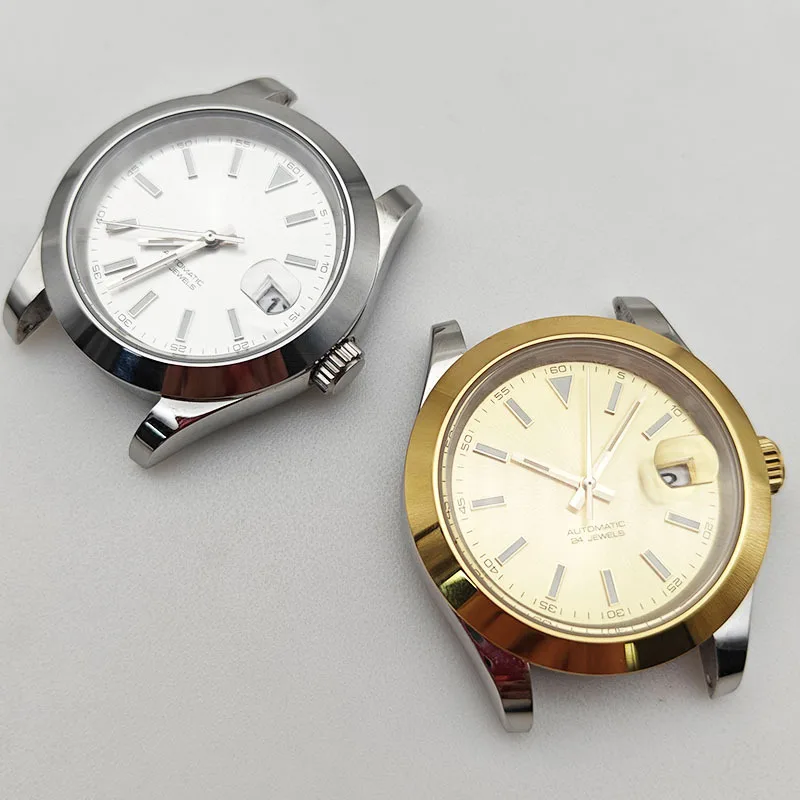 40MMMęski biznesowy zegarek wysokiej klasy 316L Obudowa zegarka ze stali nierdzewnej Kalendarz Okno DialNH35Zegarek z mechanizmem