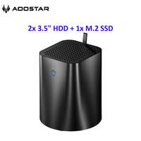 AOOSTAR WTR R1 Mini PC Intel N150 Dual 2.5G LAN Soft Router/NAS/VM Support OpenWRT/pfSense/Windows11 Low-Power Silent