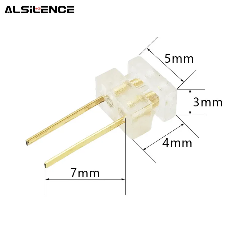 1PCS 0.78mm 2pin Socket  DIY IEM Female Double Pin Socket Male Custom High-end Headphone Cable Accessories Pin Plug In-ear