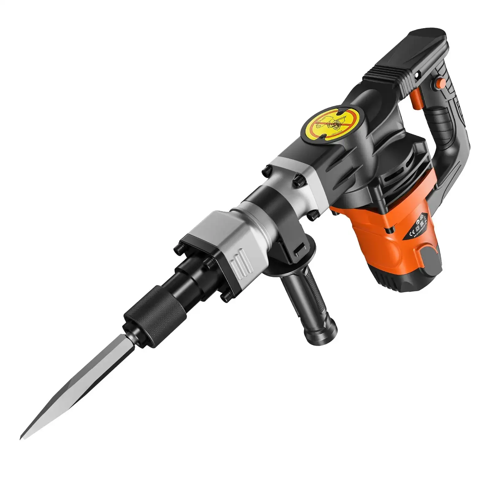 

1400W Demolition Jack Hammer - Electric Concrete Breaker with 2 Chisel Bits