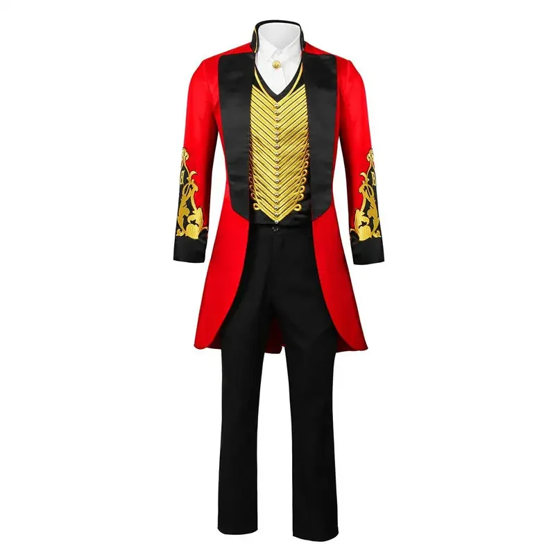 CosassessMovie The Greatest Showman, P.T., Nouveau, 2022 Barnum Cosplay Costume pour hommes adultes, ensemble complet, uniforme, Halloween, carnaval