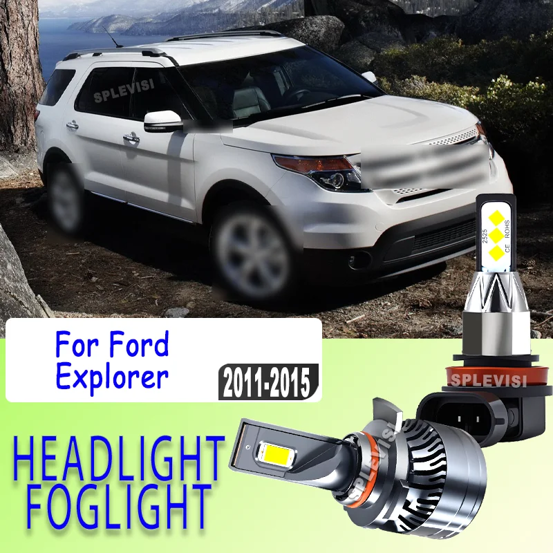 N'hésitez jamais une conduite vulnérable dans les conditions de faible visibilité encore un phare antibrouillard LED pour Ford Explorer 2011 2012 2013 2014 2015