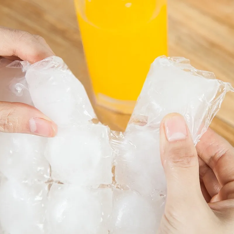 10pcs/pack Ice Mold Bags Disposable Ice-Making Bags Freezing Maker Ice Cube Bag Self-Seal Ice-making For Summer DIY Drinking