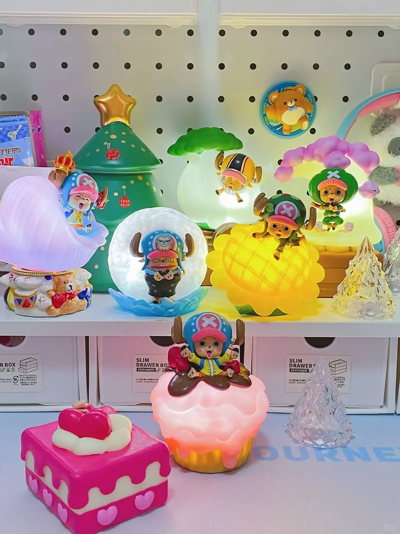 One Piece Tony Tony Chopper Blind Box Light Mermaid Island Cake Island Mystery Handmade Ornament Toy Collectible Trendy Gifts