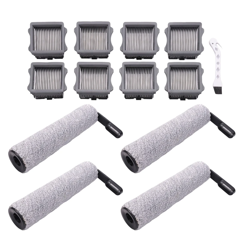 

1 Set Replacement Brush Roller And Vacuum HEPA Filter For Tineco Floor ONE S5 Cordless Wet Dry Vacuum Cleaner