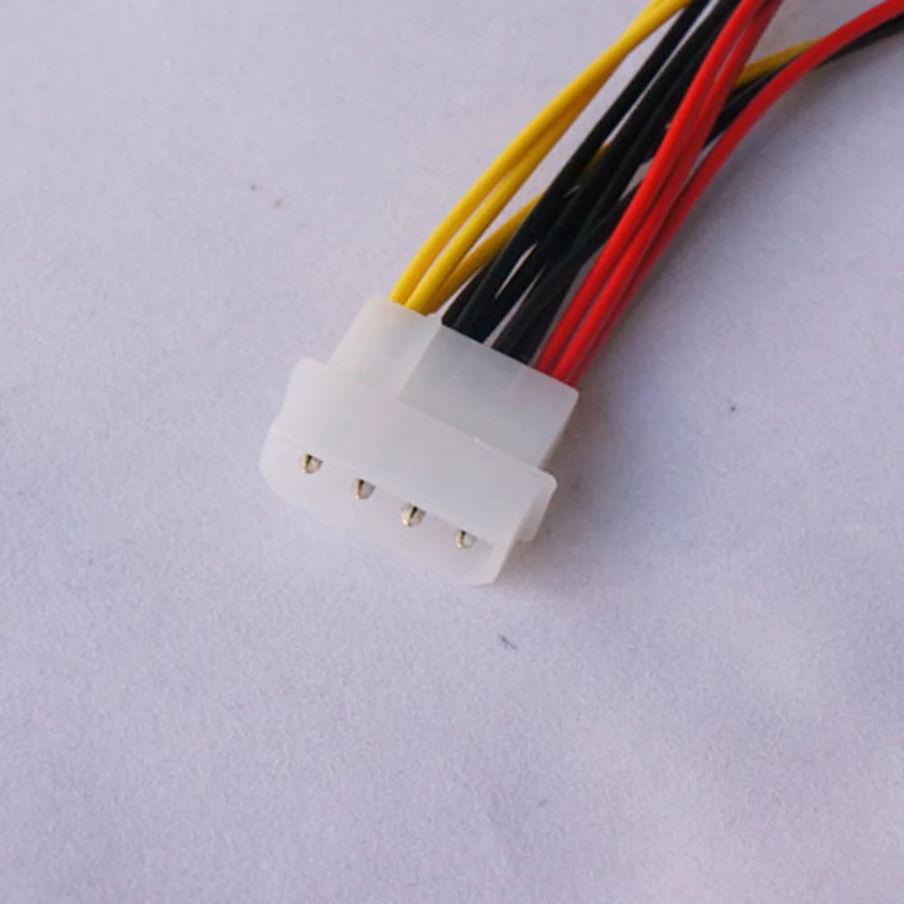 

1pc Pwm Fan Extension Cable Splitter Bundle Design Temperature Control Extender Cord Pc Power Cable Wire Computer Case