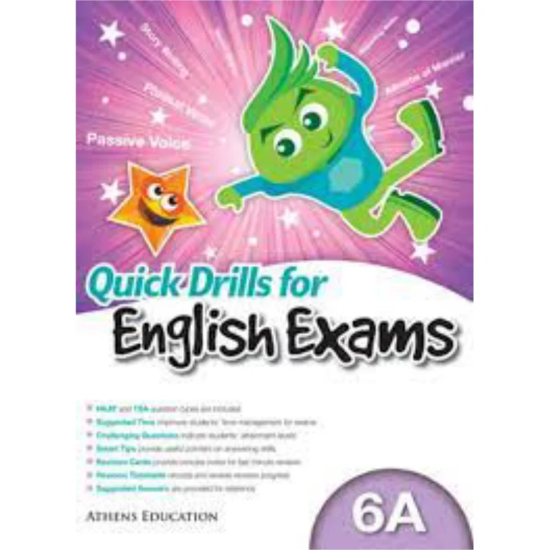 

Быстрые сверла для английских экзаменов 6A 2012, Ed Athens Education, Гонконгская образовательная книга Co LTD 9789881656452, книга