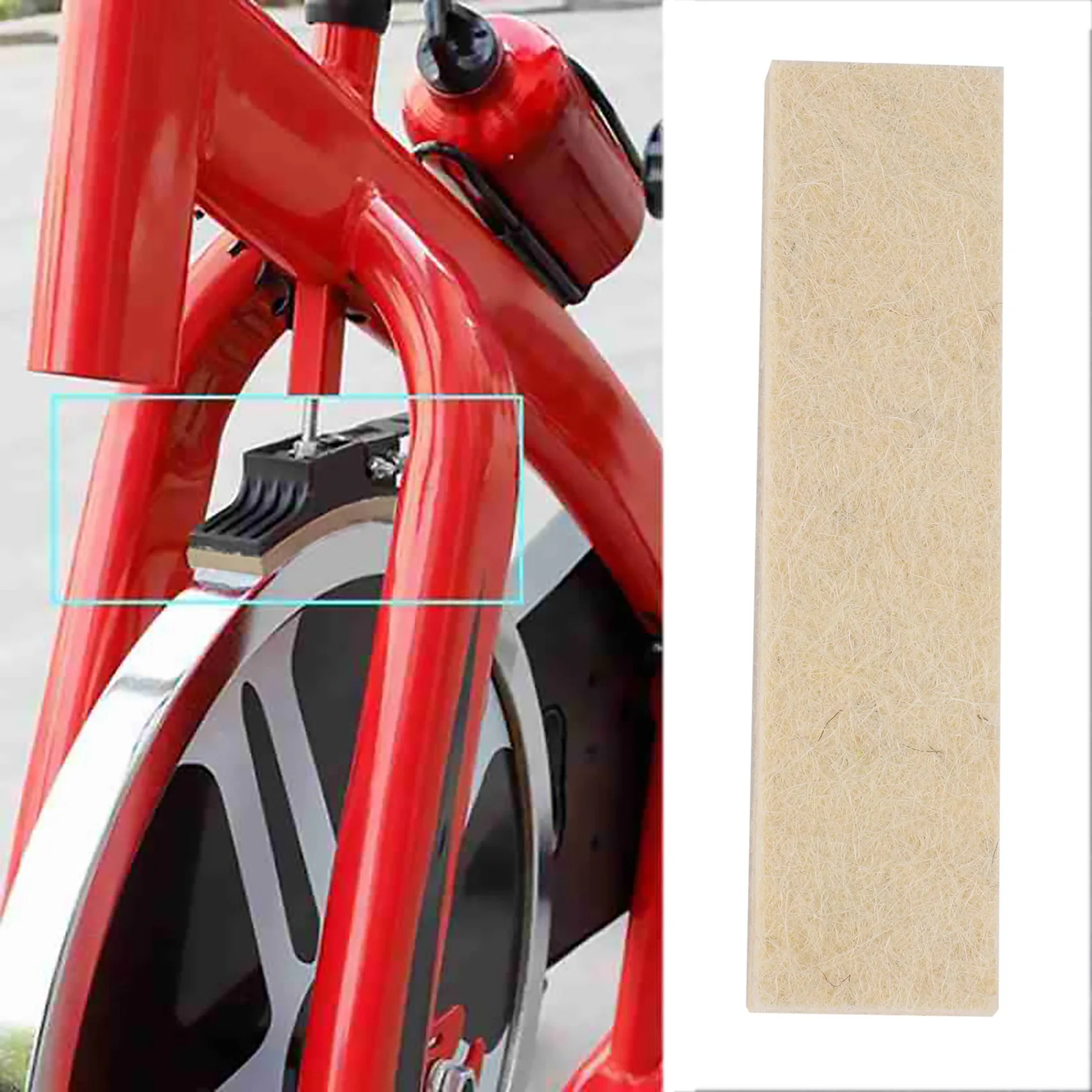 High-end Exercise Bike Brake Pads Wool Felt Resistance Drag Pad for Spinning Bike Brake Pads Replacement Part