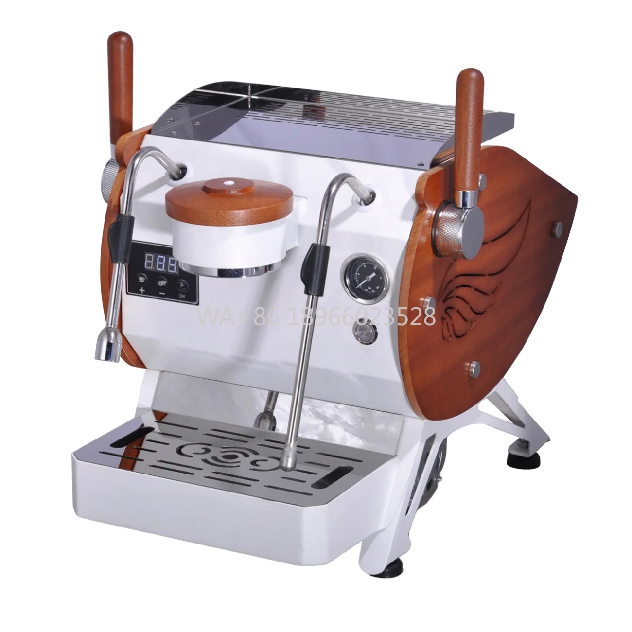 

Котел для отелей и автофургонов с вилкой европейского стандарта, новый стиль, профессиональная электрическая кофеварка для эспрессо из нержавеющей стали, полуавтоматическая