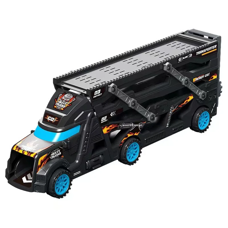 Vervormingsopslag Uitwerpauto Speelgoedauto voor jongens Opvouwbare auto Containervervoer Skidrail-auto Vervormingsopslag