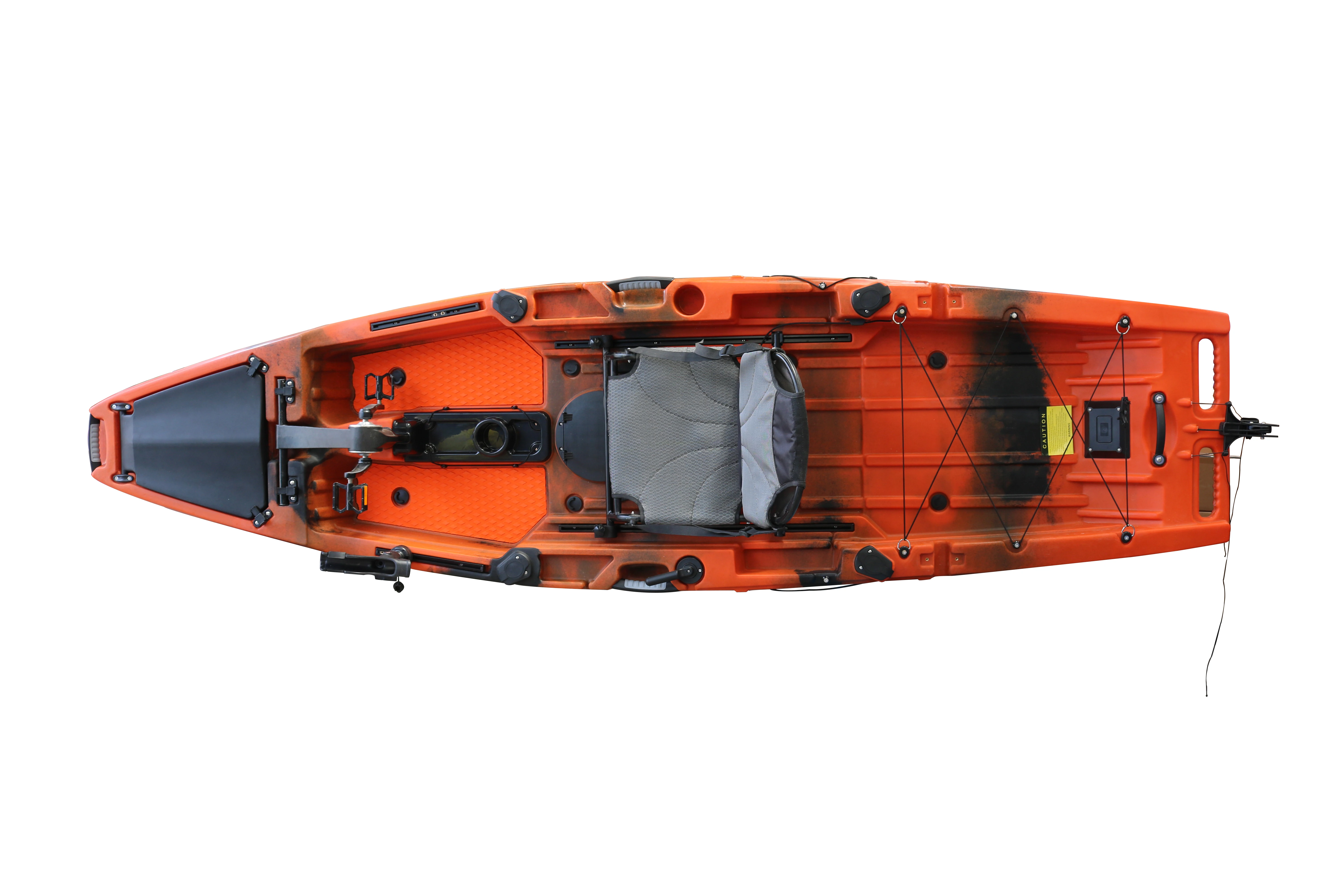 Aluminum Plastic Sailing Outdoor Foot Pedal Drive System Fishing Kayak