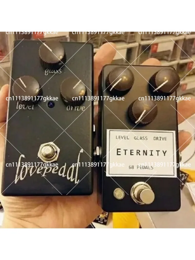 Eternity Overload Single Block Effect, Black Love Replica TS Style Guitar Pedal