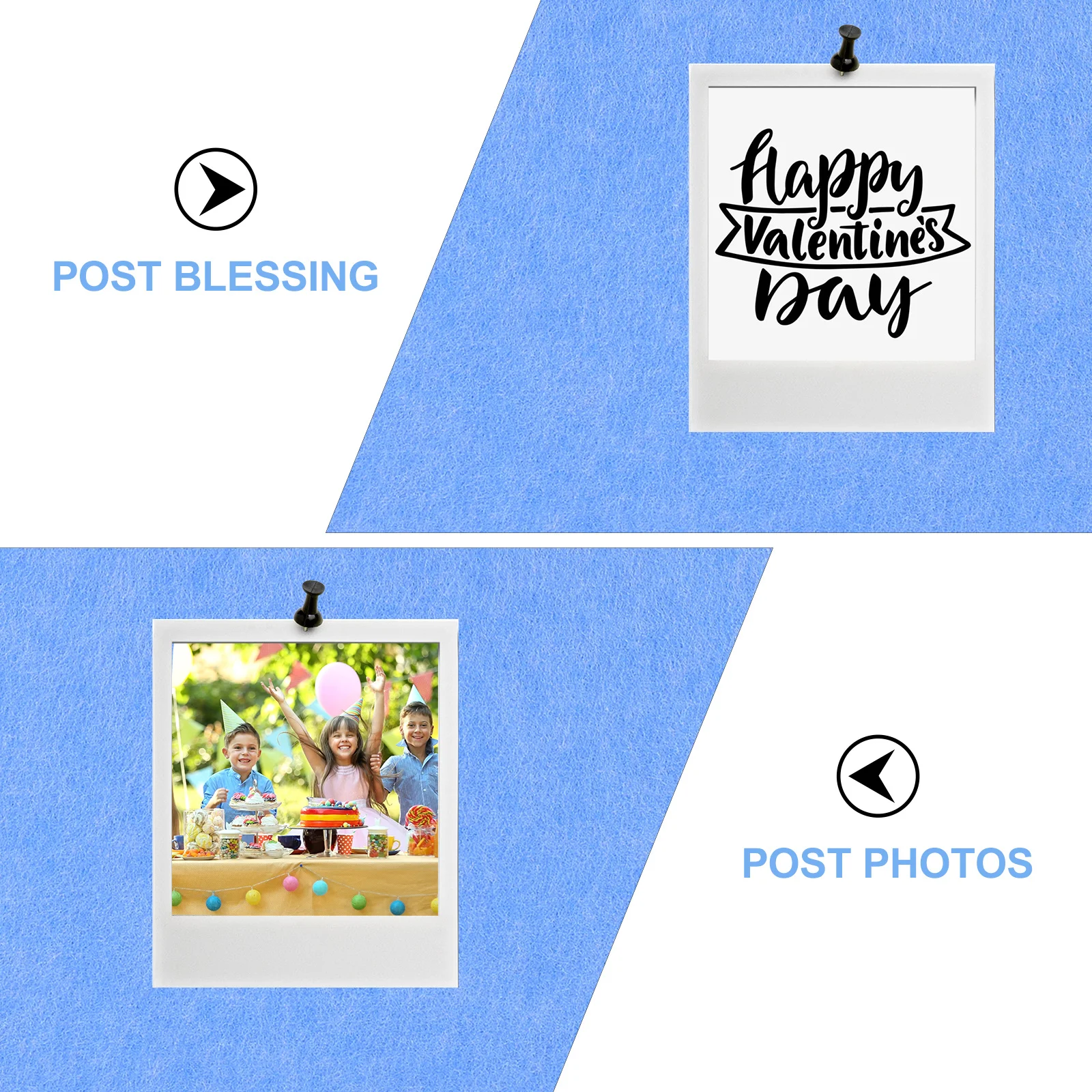 

1pc Kids Diy Felt Photo Message For Classroom Bulletin Display Hexagon Memo Board Home Notice Board Children Handmade Wall