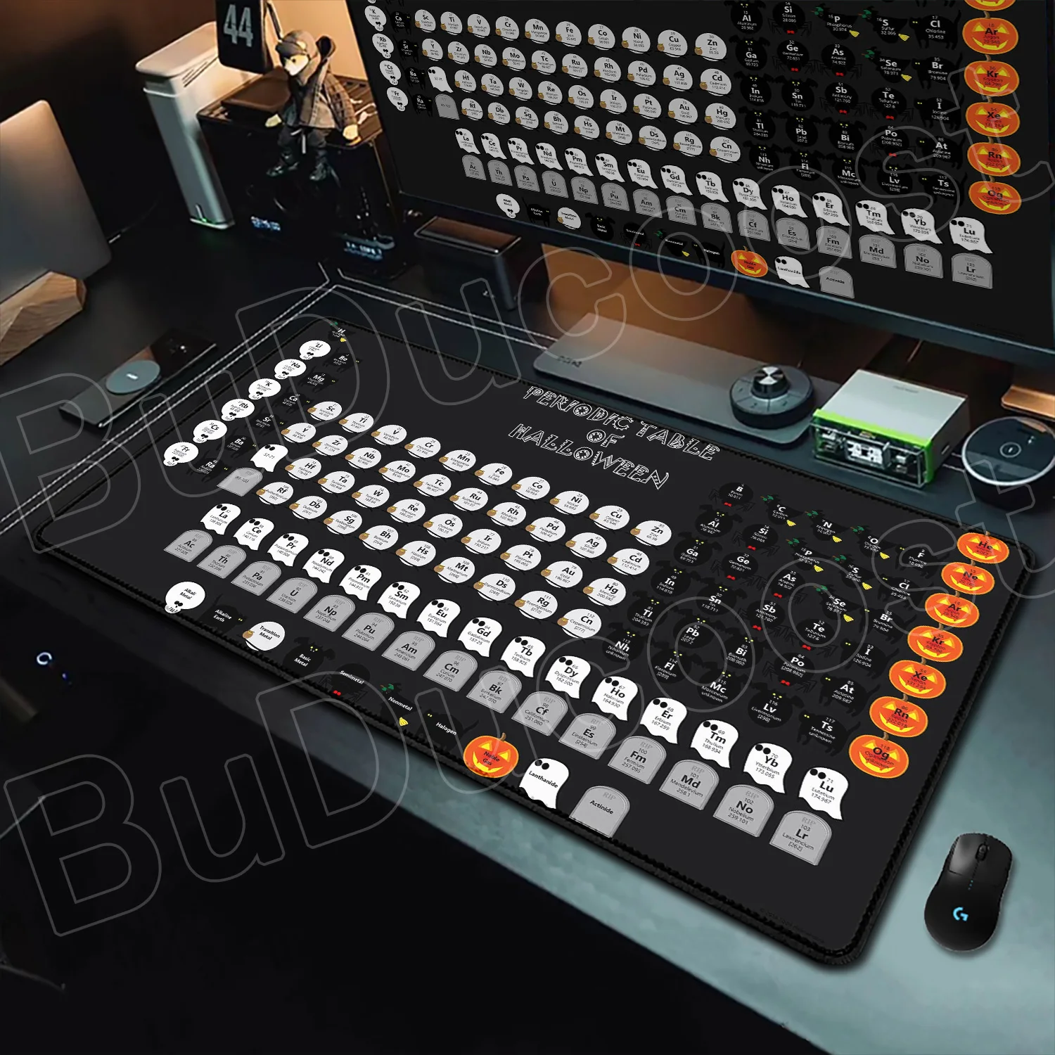 Gaming Mausepad 400x900 Large Periodic Table of Chemical Elem Mouse Pad XXL Anti-slip Rubber Mousepad Game Keyboard Mat Desk Pad
