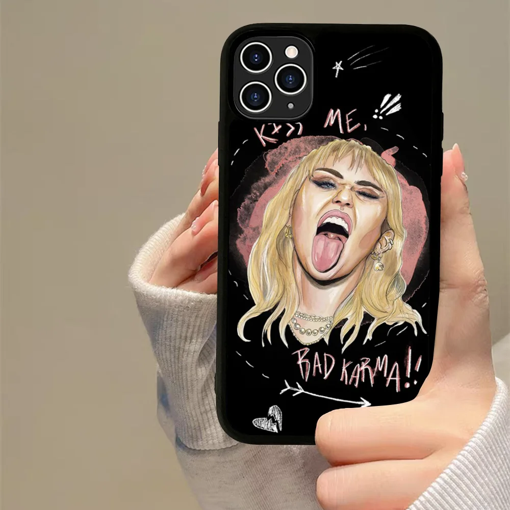 Miley Cyrus Phone Case Silicone PC+TPU For Samsung S10 20 30 22 23 24 Plus Lite Ultra Cover