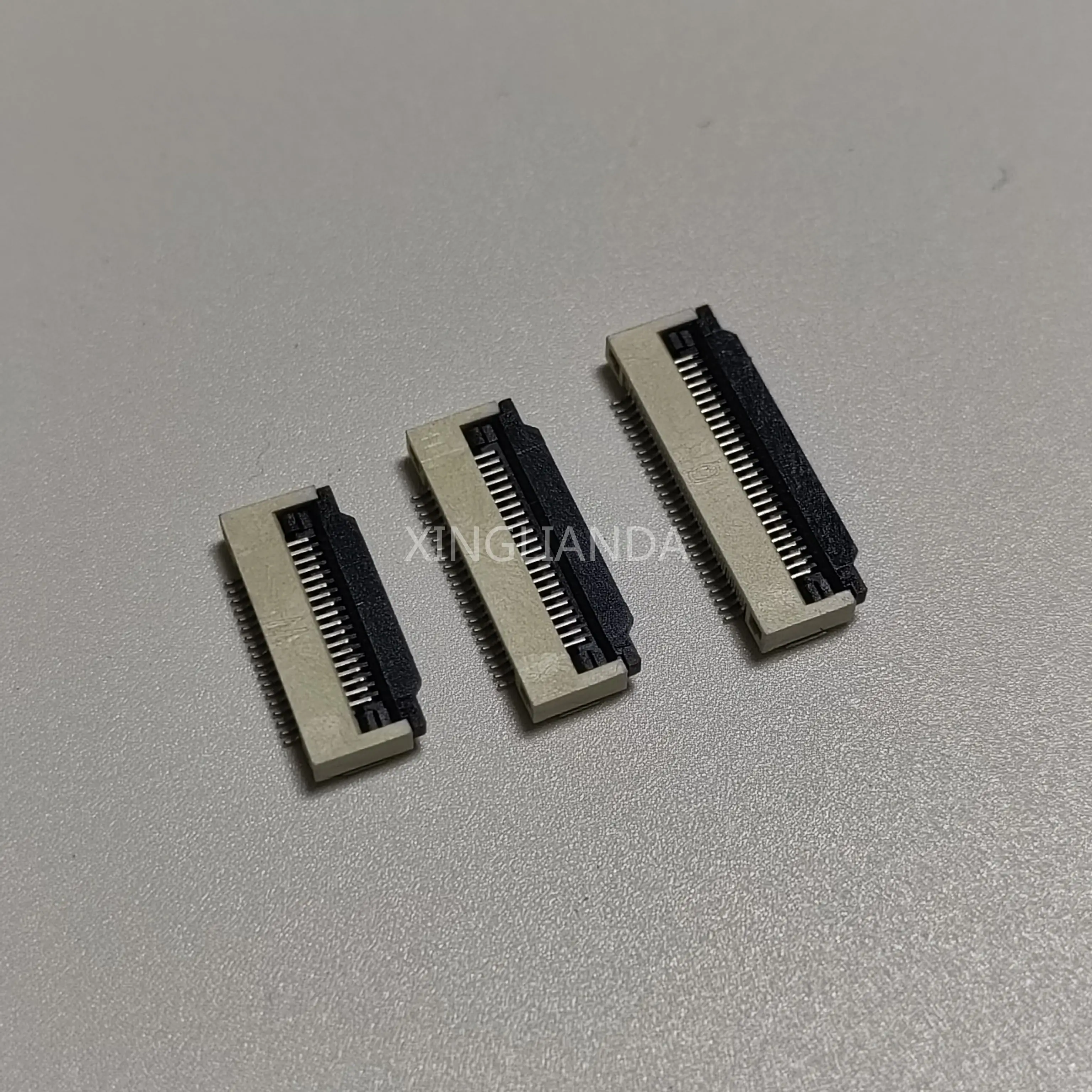 10Pcs FPC Connector socket FFC 0.5MM Clamshell Bottom Contact Type 4P 6P 8P 10P 12P 14P 18P 20P 22P 24P 30P 32P 36P 40P 50P 60P