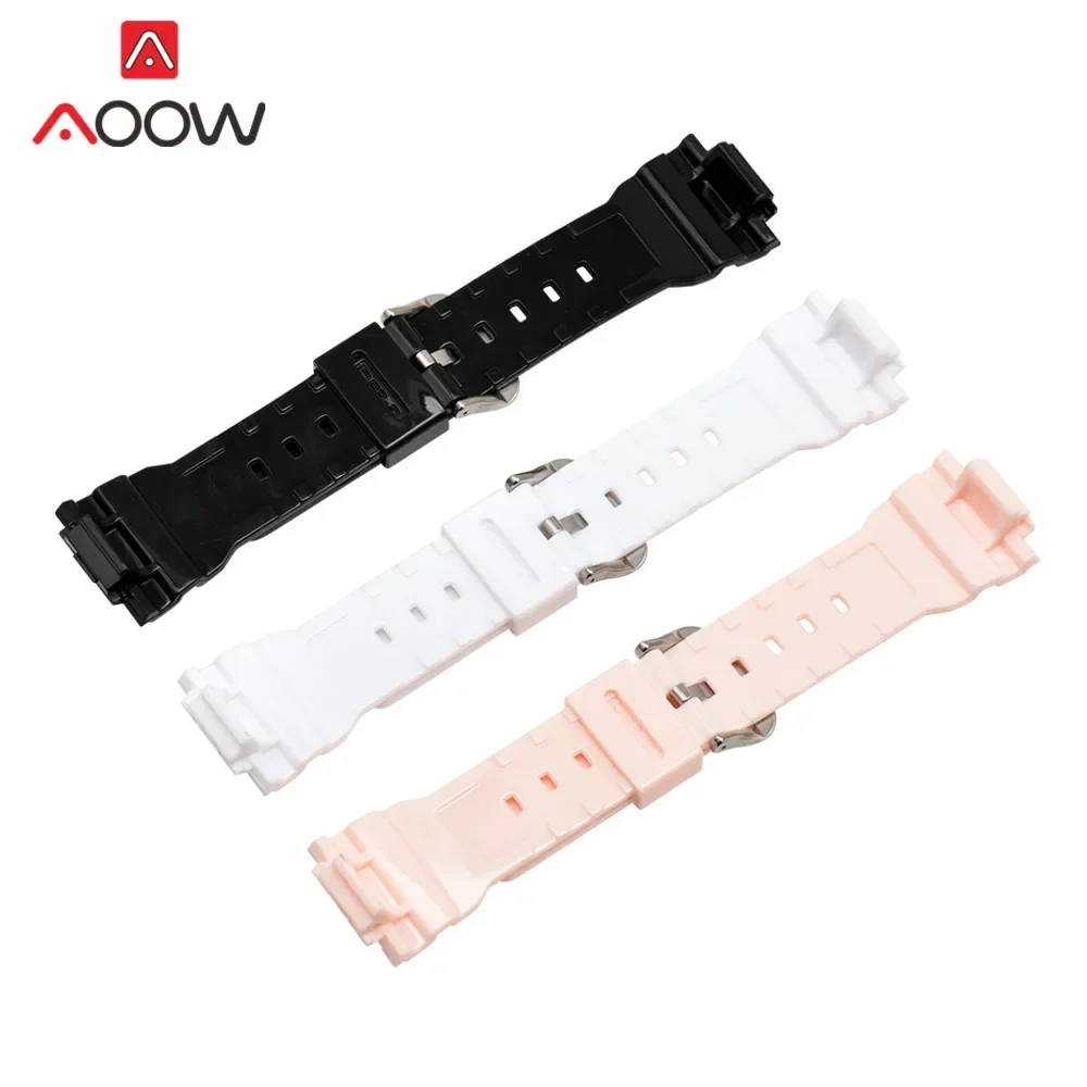 Glossy Resin Strap Watchband for Casio G-shock GMA-S110/S120 DW-5600 6900 Sport Waterproof Men Women Replace Bracelet Watch Band