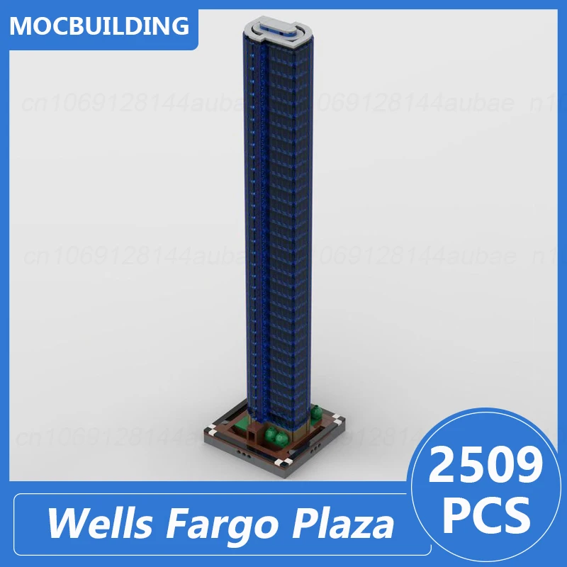 Model centrum miasta Micropolis w skali 1/2 lub 1000 Main w Houston TX, klocki konstrukcyjne Moc, architektura, zabawka do samodzielnego montażu, prezent
